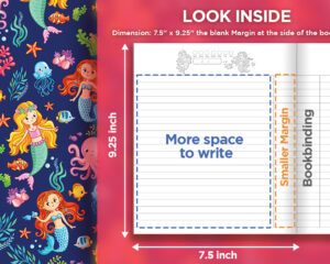 Our Left-Handed Composition Notebooks are the best Choice for Elementary School Students.