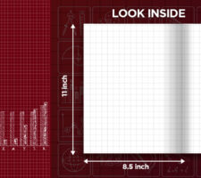 3 Beautiful Grid paper Notebooks Cover Bring the convenient change to Your Kid’s Math learning