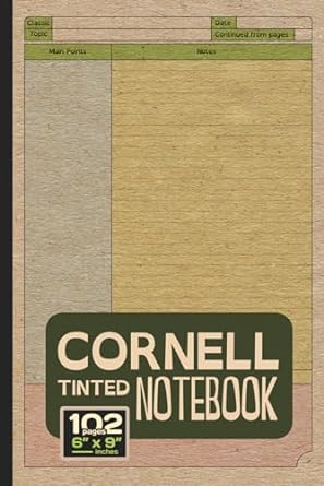 Which Is Best for the Cornell Method Studying: a black and white Cornell notebook or a Colored Cornell notebook? 3