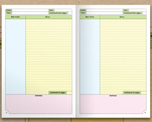 Which Is Best for the Cornell Method Studying: a black and white Cornell notebook or a Colored Cornell notebook?