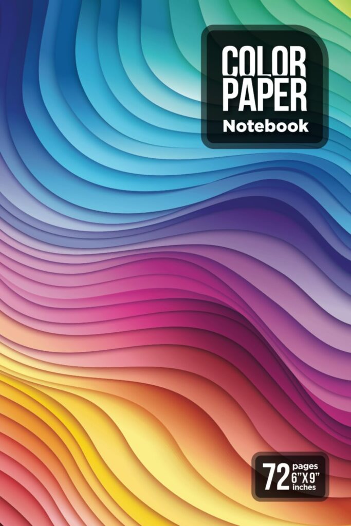 Rainbow Color Paper Notebook: Make Your Kid Inspired and Motivated to Study with such beautiful paper in 2 sizes. 3