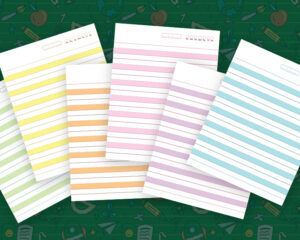 2 Beautiful Highlighted Writing Notebooks Cover Bring the Super Change to Your Dysgraphia Kindergarten Kid