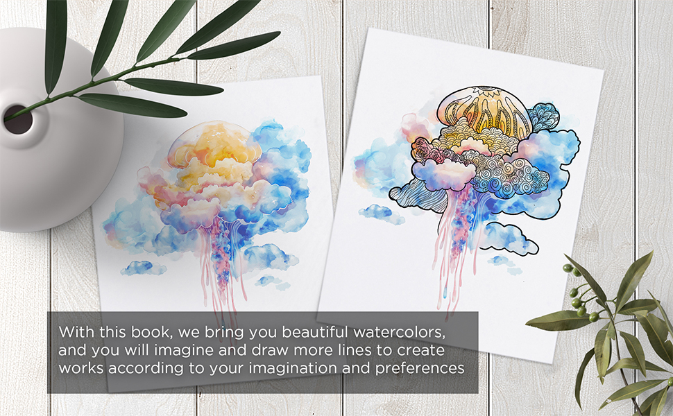 2 Mini Reverse Coloring Books: Help you reduce anxiety, create focus, and relieve stress. 4